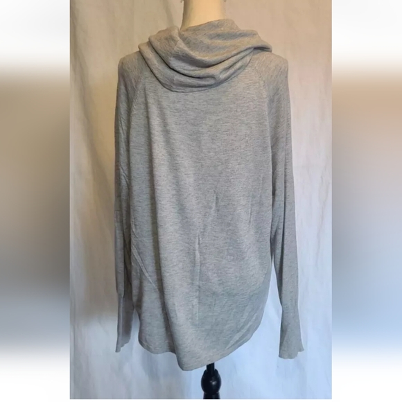 Joie Light Gray Long Sleeve Pull Over Cowl Neck Sweater Small - Picture 5 of 6